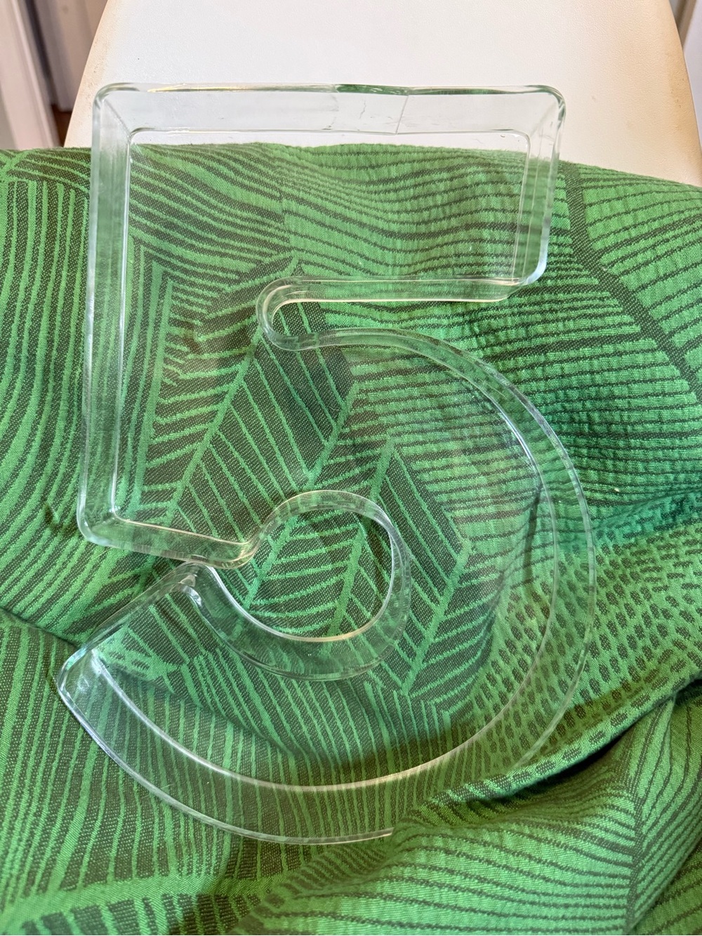 Clear Acrylic Number 5 tray